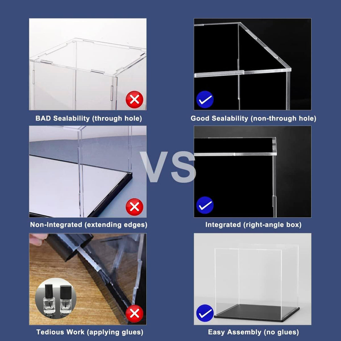 Clear Acrylic Display Case — display stand 7*7 – view 6