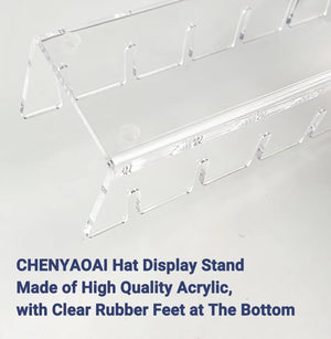 Acrylic Hat Organizer Stand, No-Install, 2-Pack – Yosham