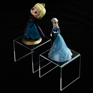 Acrylic Display Risers, 4x4x4 In, Set of 2 – Yosham