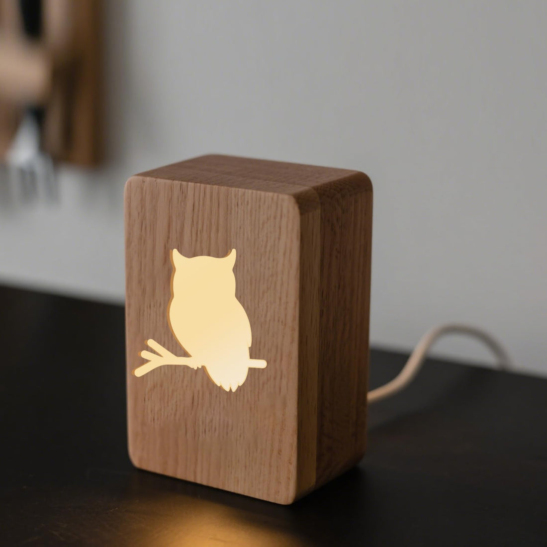 Acrylic Owl Router Template for Woodworking – view 5