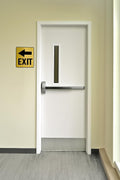 Gold Acrylic Exit Sign, Self-Adhesive