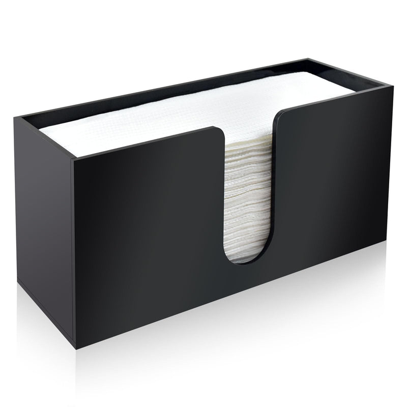 Black Acrylic Countertop Paper Towel Holder – Yosham
