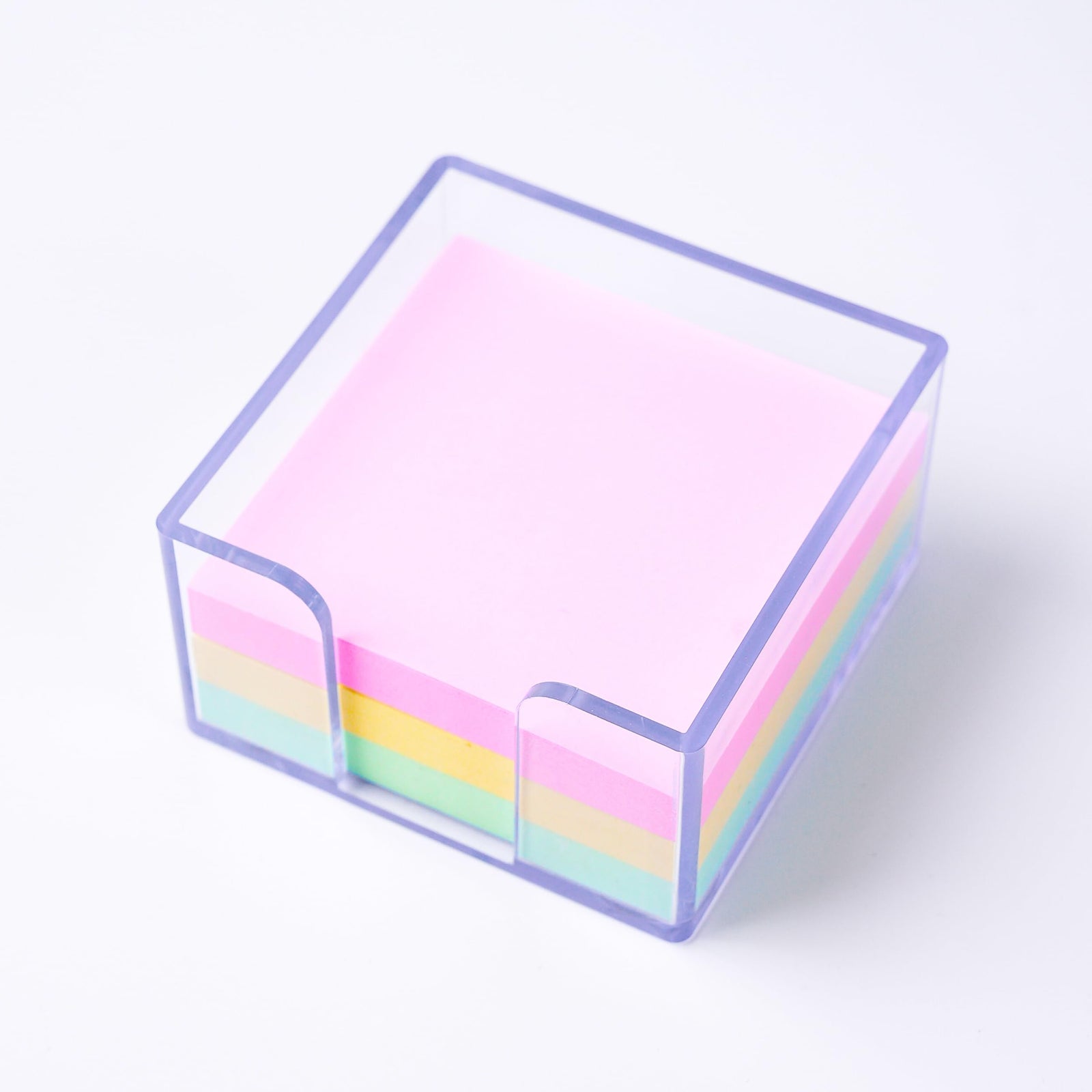 Clear Acrylic Sticky Note Holder, 3x3 – Yosham