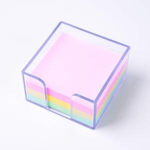 Clear Acrylic Sticky Note Holder, 3x3 – Yosham