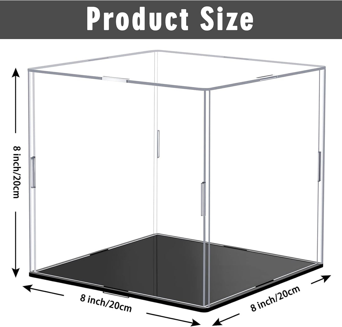 Clear Acrylic Display Case — 8*8*8 display box – view 2
