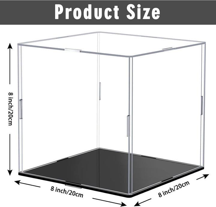 Clear Acrylic Display Case — 8*8*8 display box – view 2