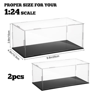 Acrylic Display Case for 1:24 Scale, 2 Pc – Yosham