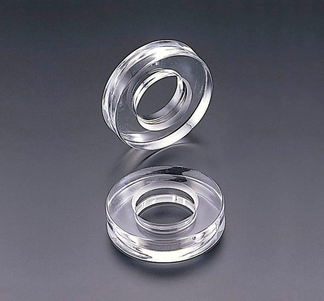 Acrylic Napkin Ring Holder, Set of 6 — (6, Circle – view 3