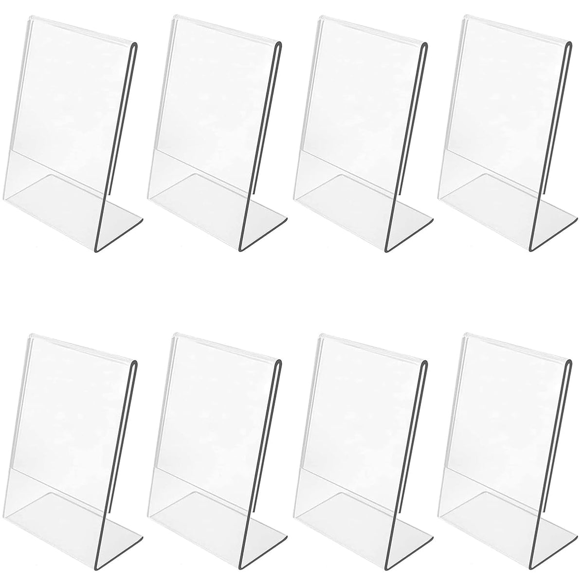 Duveesha QR Code scanner Display Stand for shop, Acrylic paper Sign Holder, 10.16 x 15.24 cm (8)