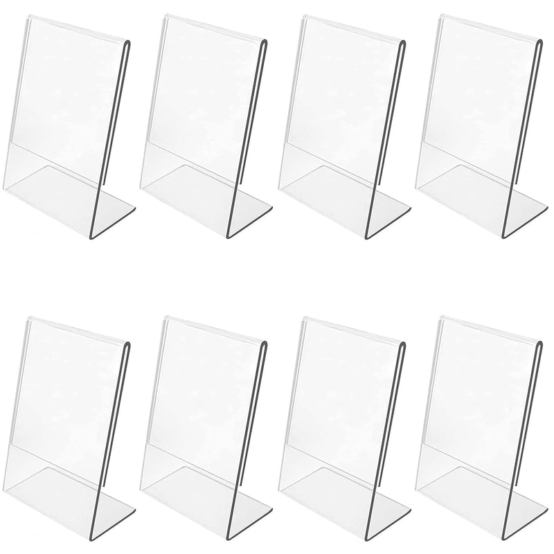 Duveesha QR Code scanner Display Stand for shop, Acrylic paper Sign Holder, 10.16 x 15.24 cm (8)