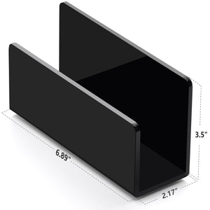 Black Acrylic Desk Mail & File Organizer – Yosham