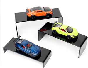 Black Acrylic Display Riser Stands, Set of 3 – Yosham