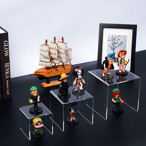 Square Acrylic 3-Tier Display Risers, 6 Pcs – Yosham
