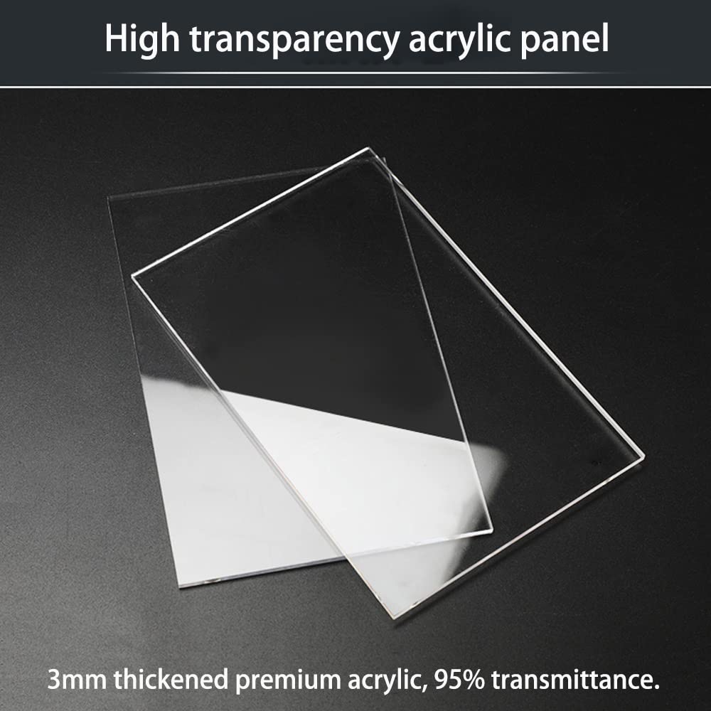 Clear Acrylic Display Case with Black Base — Black – view 6