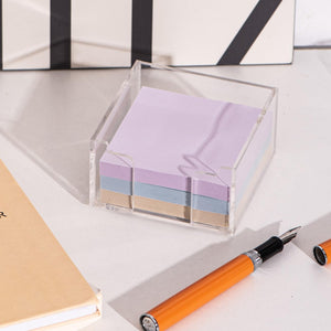 Acrylic Desk Notepad Holder for 3x3 Notes – Yosham