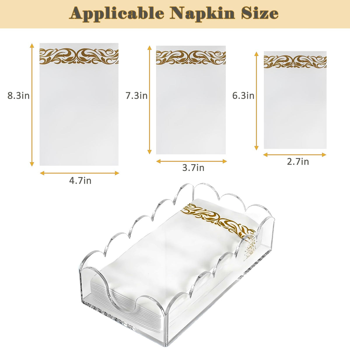 Napkin sizes