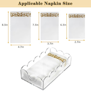 Scalloped Acrylic Guest Towel Holder – Yosham