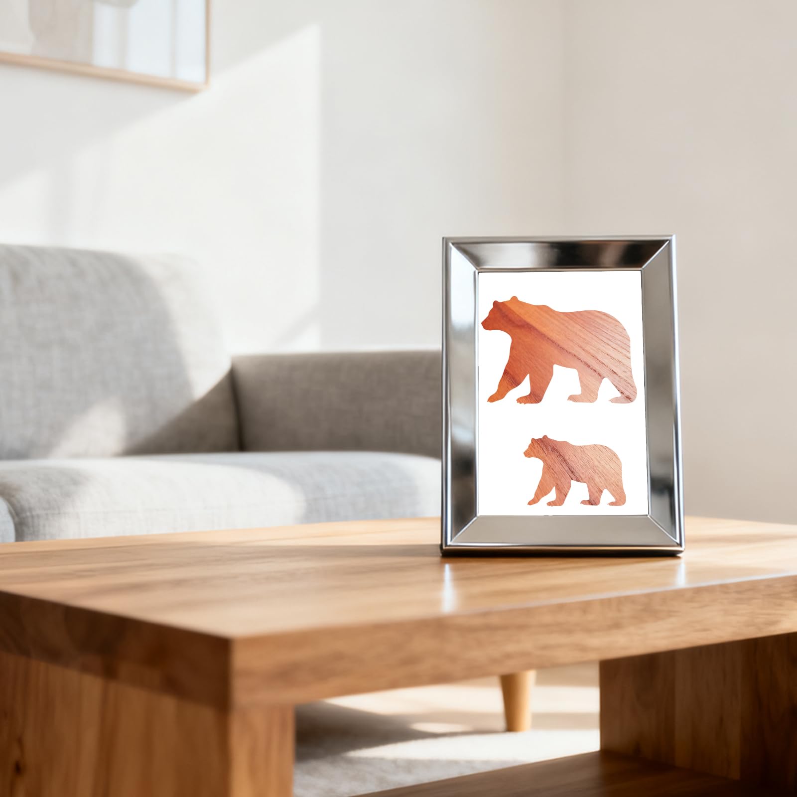 Acrylic Dog Router Inlay Template for Woodworking — Bear – view 5
