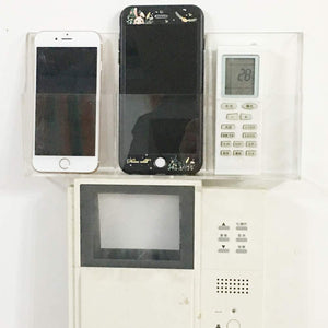 3-Grid Acrylic Wall-Mount Desk Phone Organizer – Yosham