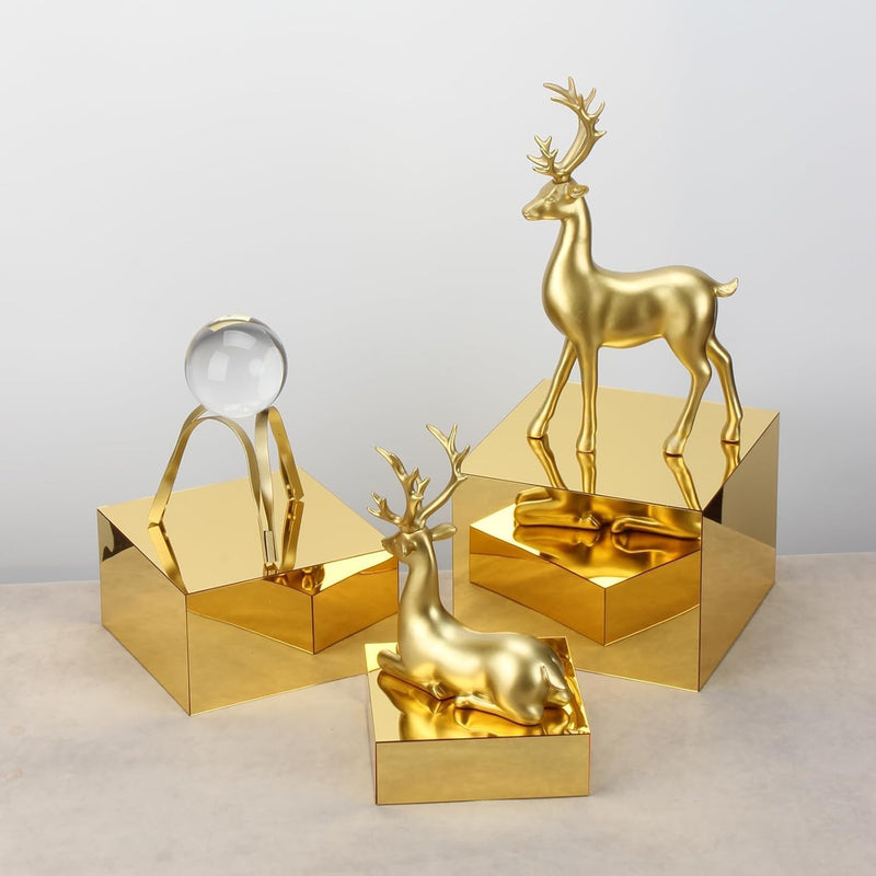 Acrylic Buffet Risers, 3-Piece Cube Display Set – Yosham