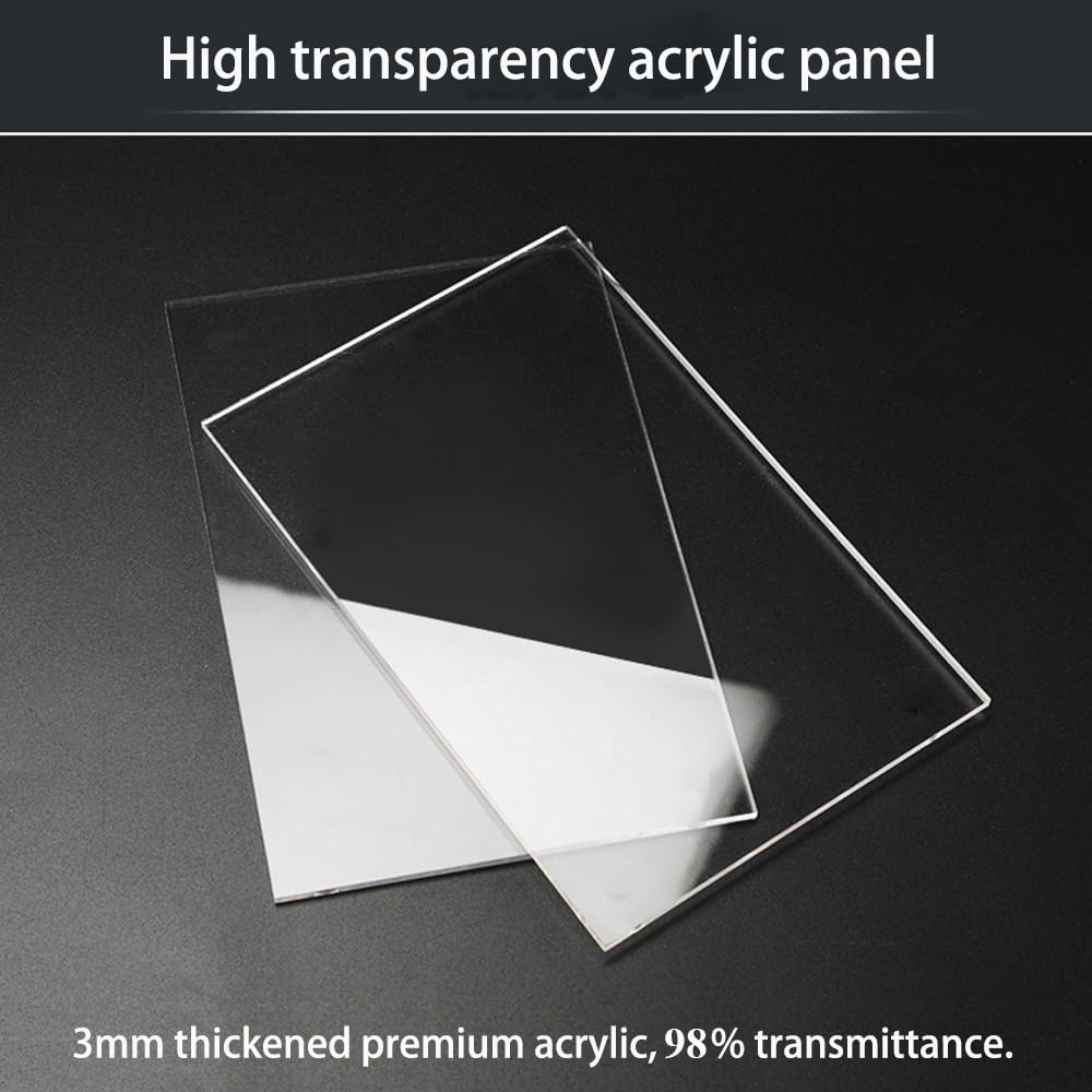 Clear Acrylic Display Case with Black Base — Clear – view 5