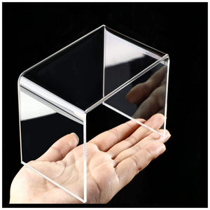 Acrylic Display Risers, 4x4x4 In, Set of 2 – Yosham