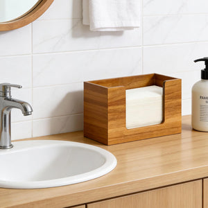 Acacia Wood Countertop Paper Towel Holder – Yosham