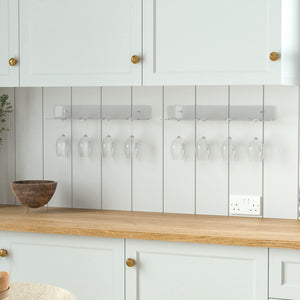 Acrylic Under-Cabinet Wine Glass Rack – Yosham