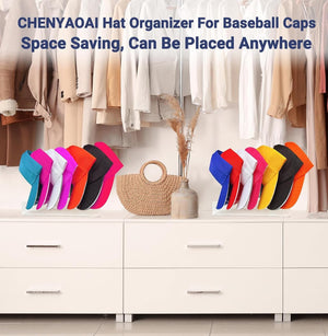 Acrylic Hat Organizer Stand, No-Install, 2-Pack – Yosham