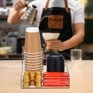 Acrylic Coffee Bar Station Organizer – Yosham