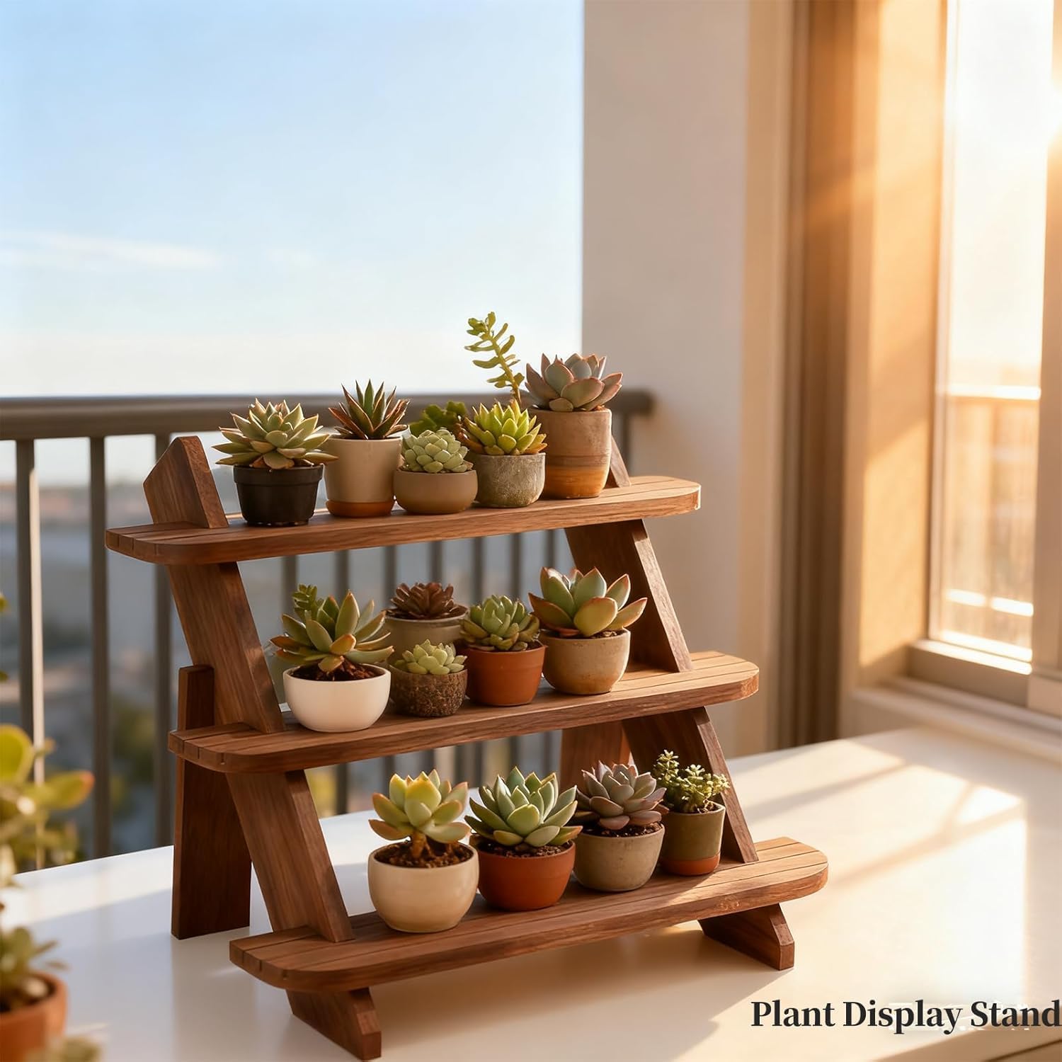 Walnut Wood 3-Tier Perfume & Display Riser – view 5