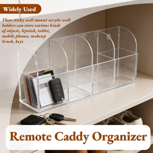 Wall-Mount Acrylic Remote Control Holder – Yosham
