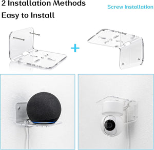 Acrylic CCTV Camera Wall Mount, Set of 2 – Yosham
