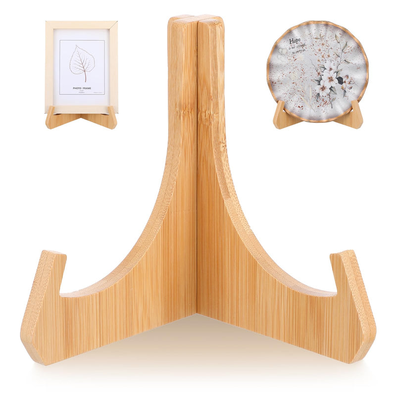 Bamboo Folding Plate & Picture Stand, 7in – Yosham