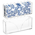 Scalloped Acrylic Guest Towel Holder, Upright