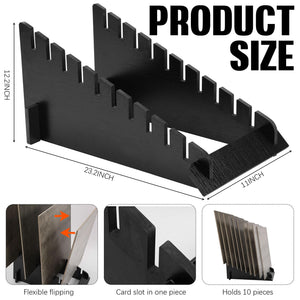 10-Tier Wooden Floor Tile Display Stand – Yosham