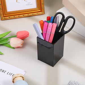 Black Acrylic Pen & Brush Holder, Set of 2 – Yosham
