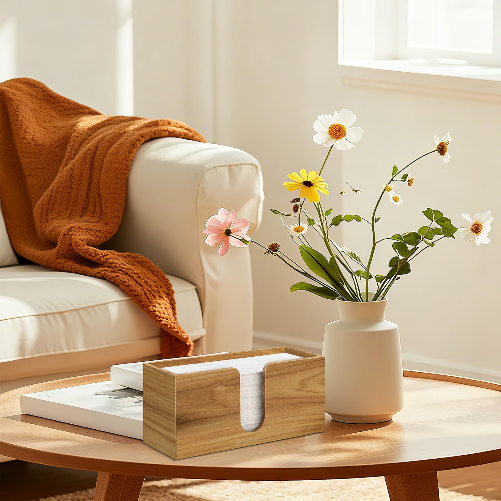 Wooden Countertop Paper Towel Dispenser – Yosham
