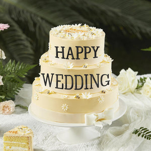 Acrylic Cake Topper Letters & Numbers, 74 Pcs – Yosham