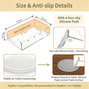 Scalloped Acrylic Guest Towel Holder – Yosham