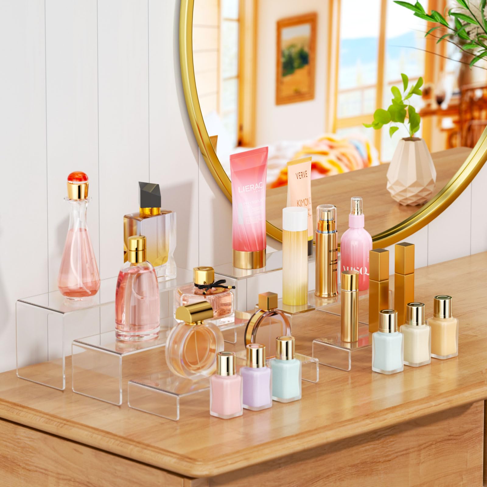 12in Large Rectangular Acrylic Risers – Yosham