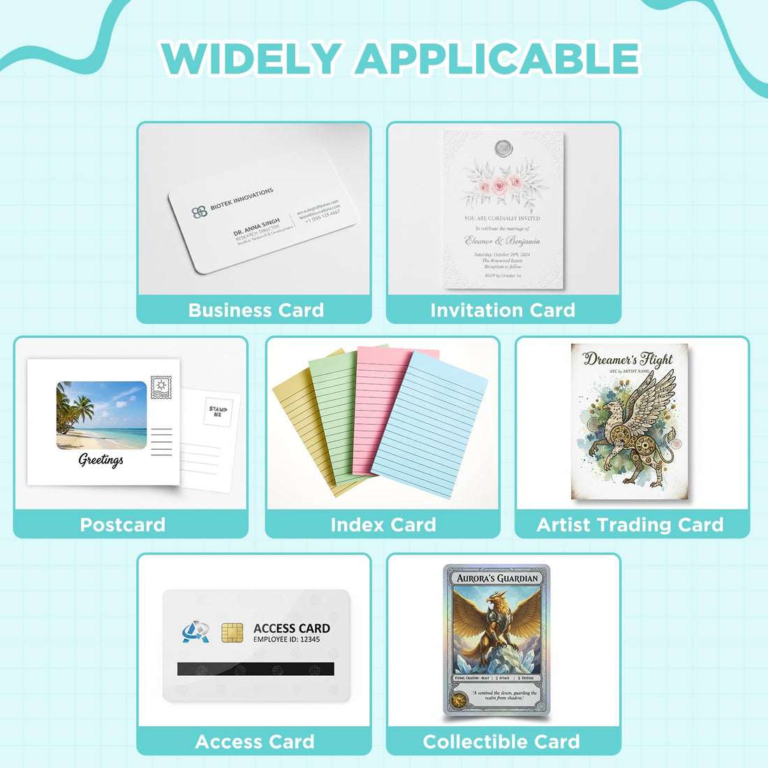 Clear Acrylic Index Card Holder for 5 × 8 in Cards, Pack of 4 – view 6