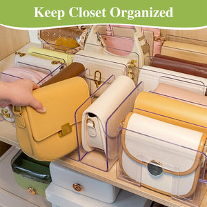 Acrylic Purse Organizer for Wardrobe, 2 Pk – Yosham