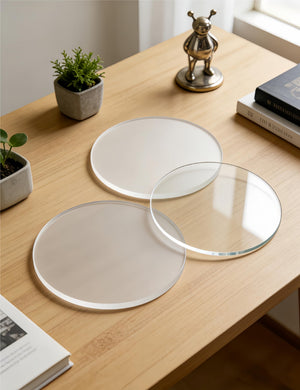 Clear Acrylic Round Discs, 4-Pack – Yosham