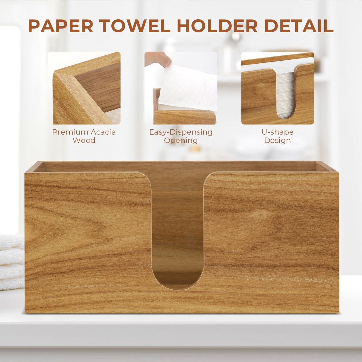 U-shaped dispensing slot