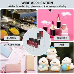 4-Tier Acrylic Wallet & Handbag Display Stand – Yosham