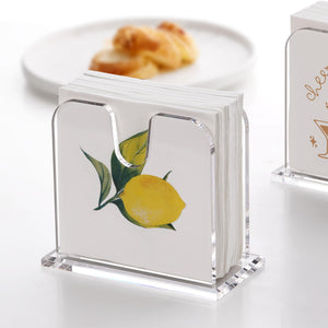 Clear Acrylic Cocktail Napkin Holder – Yosham