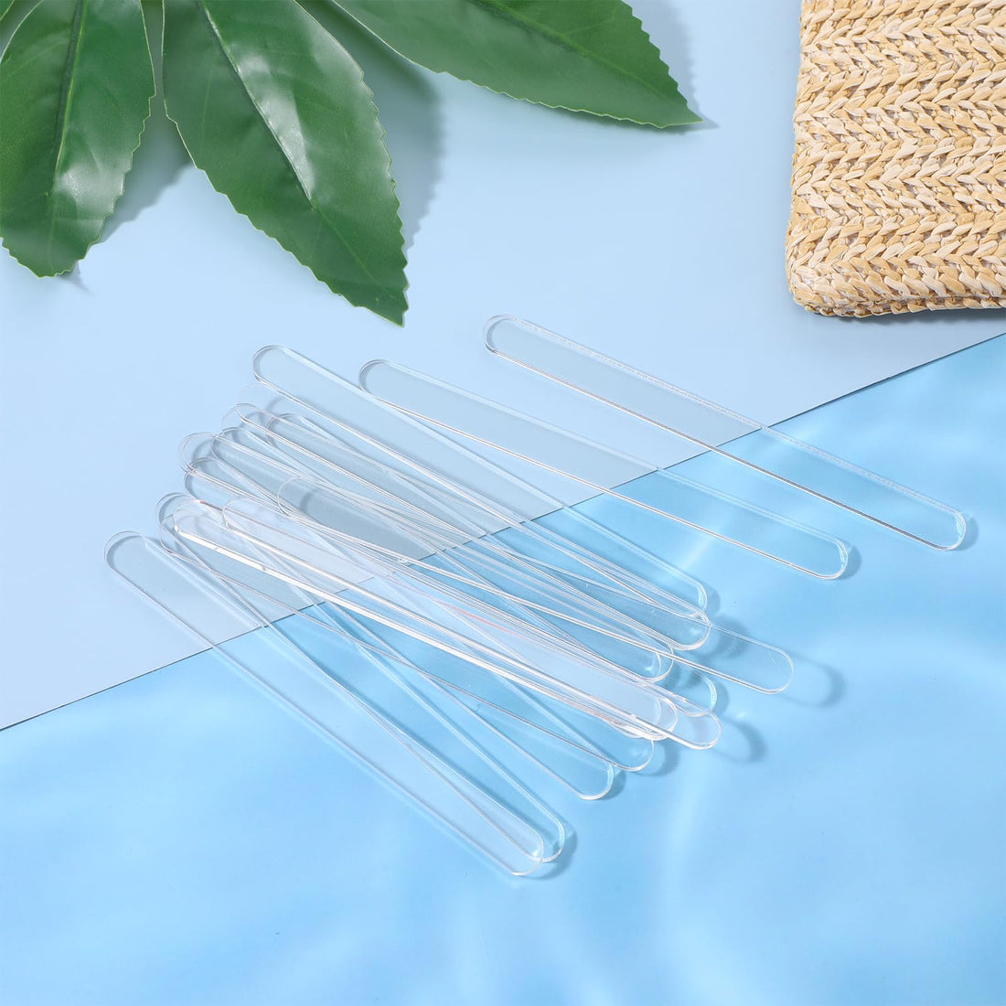 Clear Acrylic Popsicle Sticks, 100-Pack – view 7