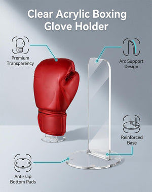 Acrylic Boxing Glove Display Stand, 2-Pack – Yosham