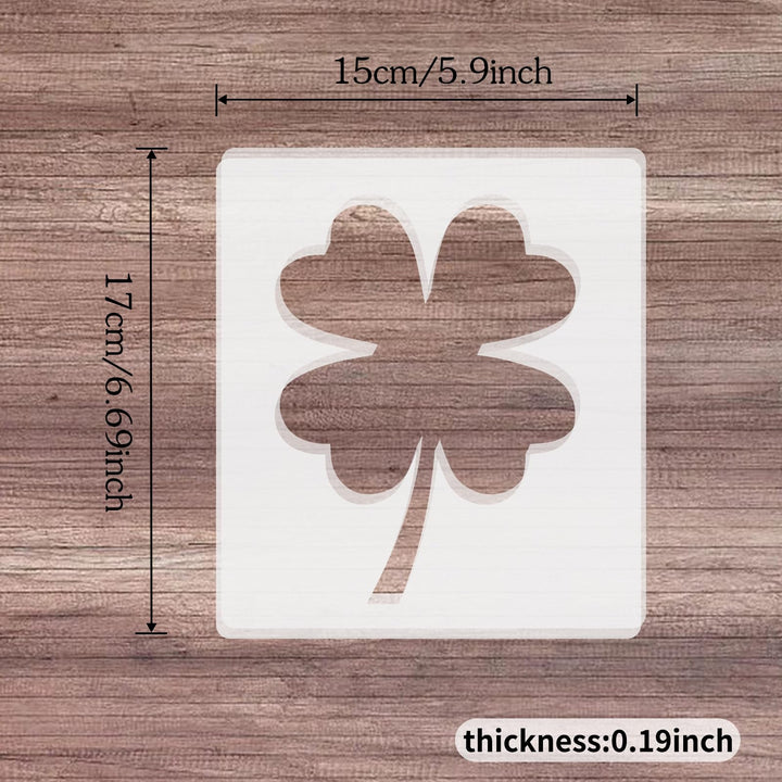 Acrylic Leaf Router Inlay Template for Woodworking – view 2